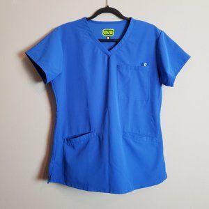 Ave by Medline Royal Blue 3-Pocket Scrub Top Medium